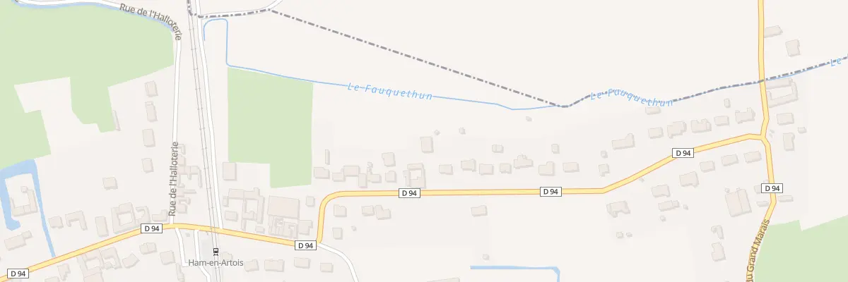Plan du 39 Rue du Chainelet à Ham-en-Artois