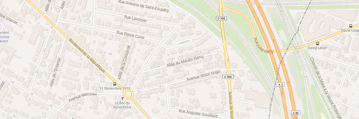 Plan du 7 All du Moulin Harvy à Noisy-le-Sec