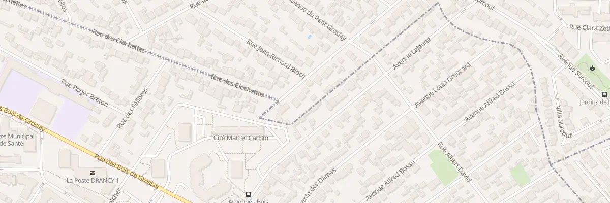 Plan du 43 Rue des Mascottes au Blanc-Mesnil