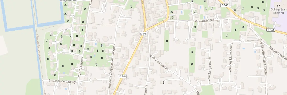 Plan du 31 Rue du Gen de Gaulle à Milly-la-Forêt