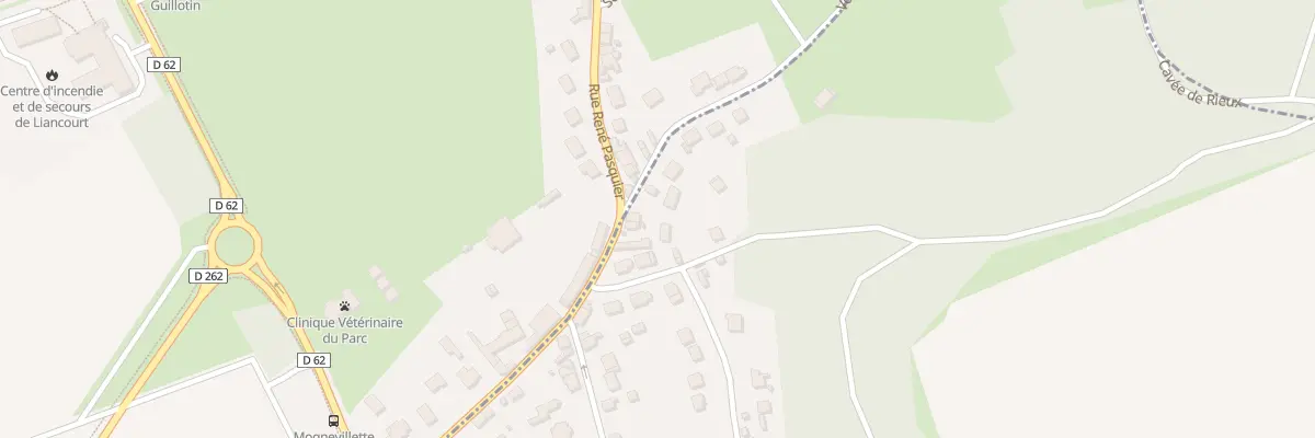 Plan du 1 Rue Paul Faure à Mogneville