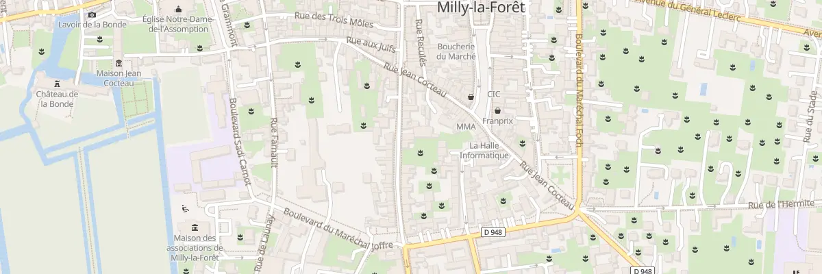 Plan du 35 Rue Saint-Jacques à Milly-la-Forêt