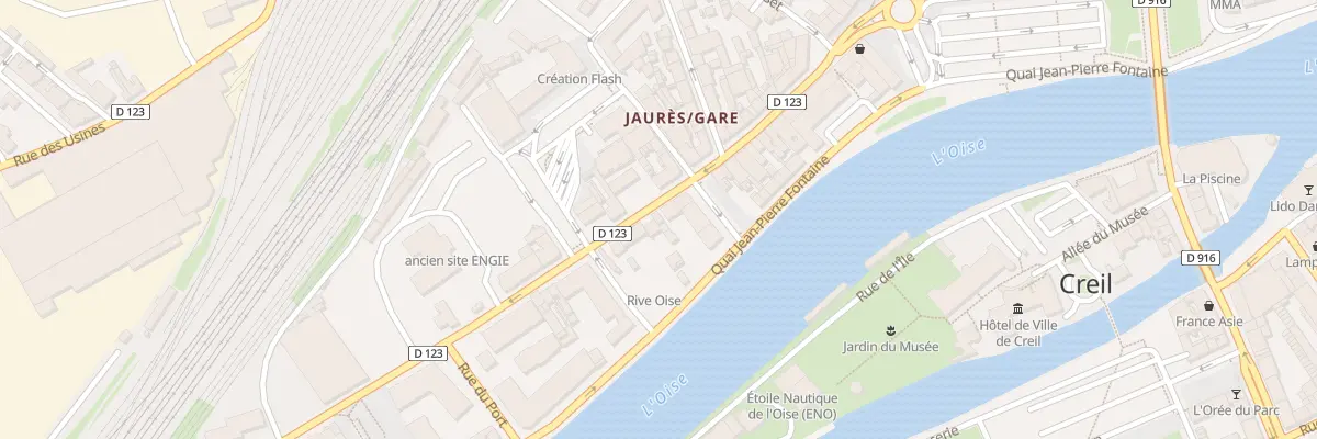 Plan du 67 Rue Jean Jaurès à Creil