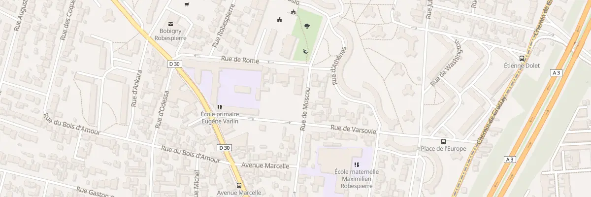 Plan du 37 Rue de Moscou à Bobigny