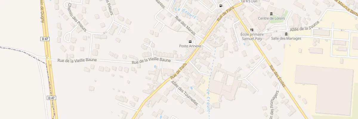 Plan du 4 Rue de la Vieille Baune au Thillay