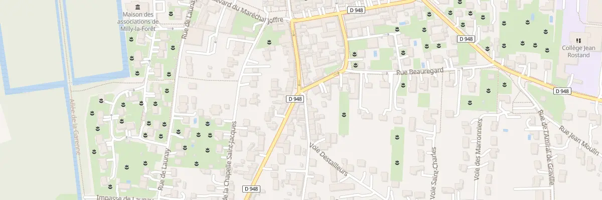 Plan du 21 Rue du Gen de Gaulle à Milly-la-Forêt