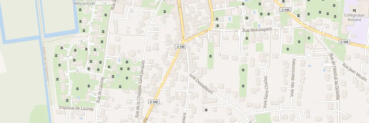 Plan du 4 Rue Lantara à Milly-la-Forêt