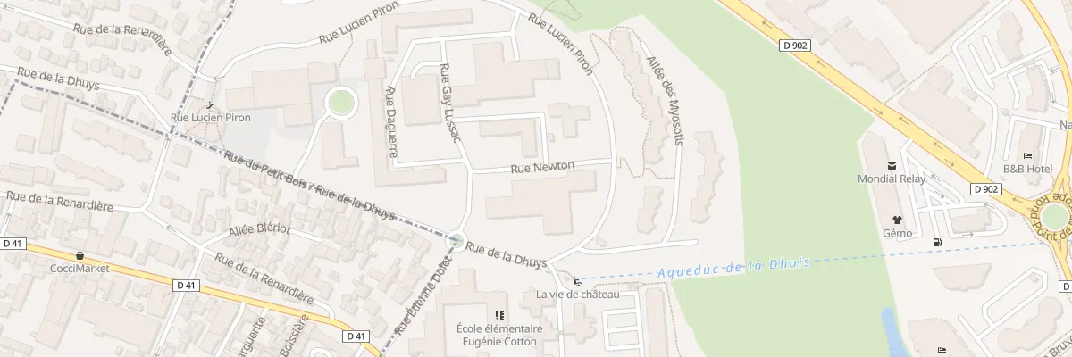 Plan du 5 Rue Lucien Piron à Saint-Denis