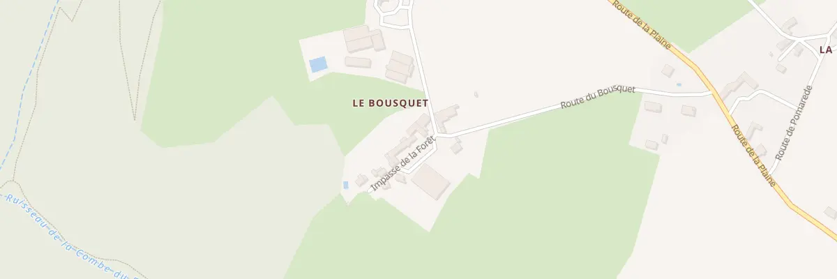 Plan du 16 Imp de la Foret à Druelle Balsac