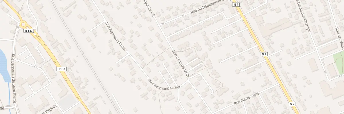Plan du 34 Rue Georges le Dû à Corbeil-Essonnes