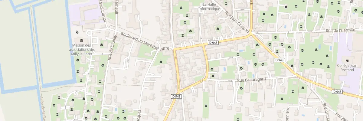 Plan du 5 Rue du Gen de Gaulle à Milly-la-Forêt