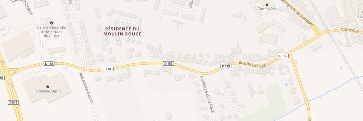 Plan du 63 Rue de la Haye à Lillers