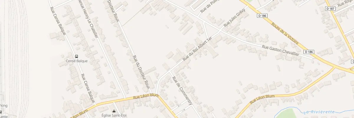 Plan du 6D Rue Albert 1er à Isbergues