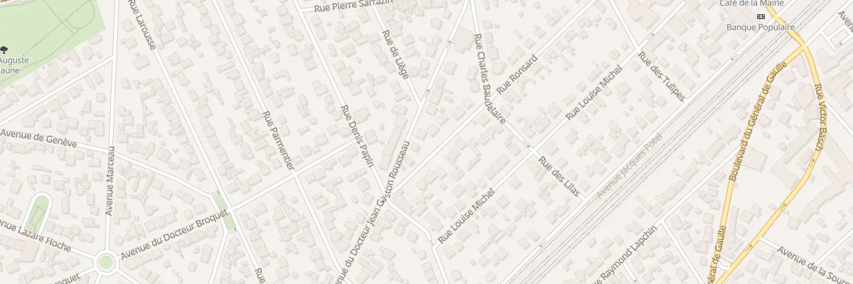 Plan du 44 Rue Jean Gaston Rousseau à Goussainville