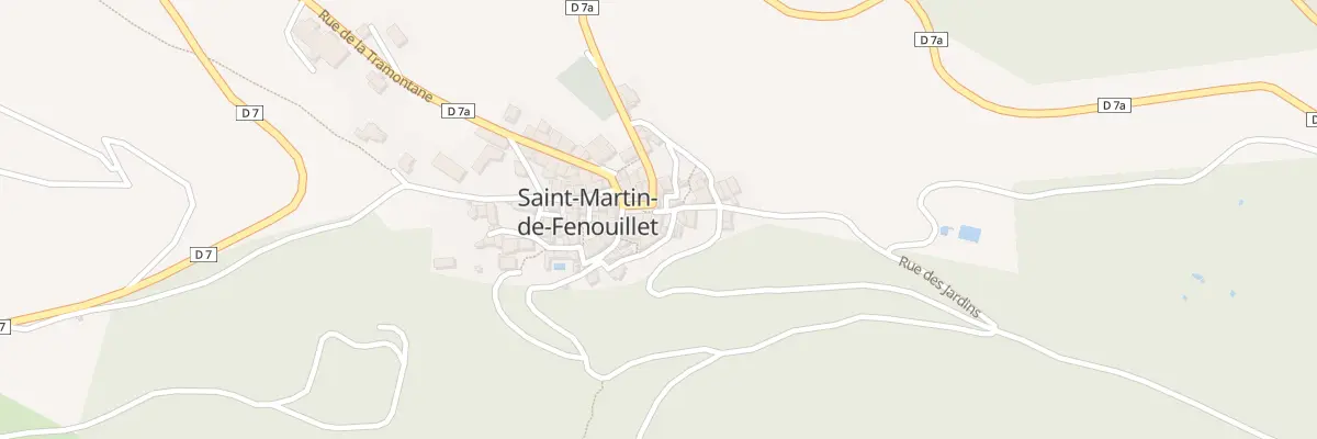 Plan du 14 Le Village à Saint-Martin-de-Fenouillet