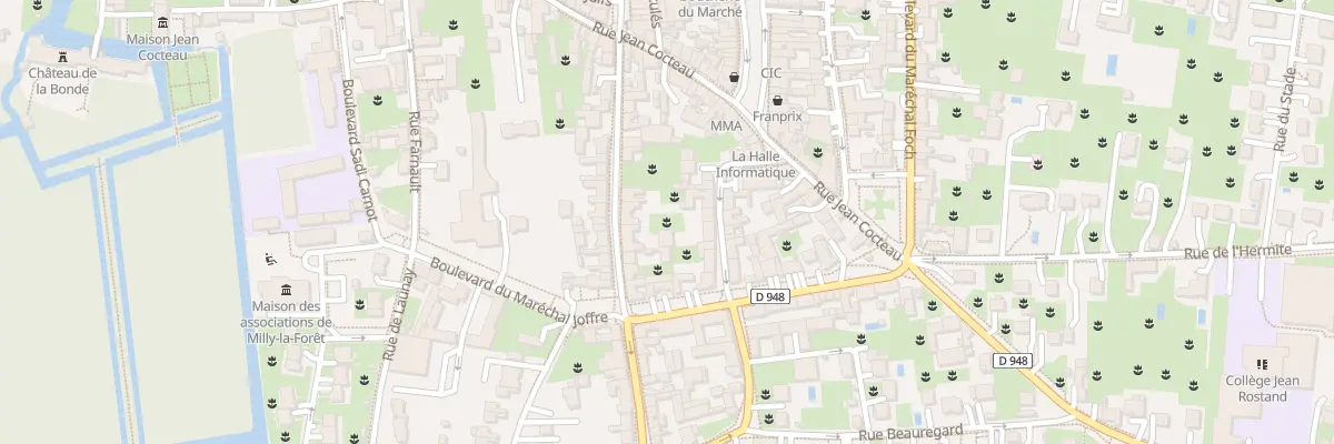 Plan du 10 Rue Saint-Wulfran à Milly-la-Forêt