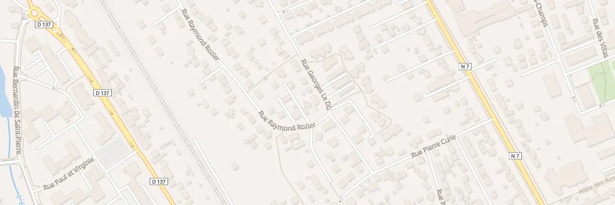Plan du 57 Rue Raymond Rozier à Corbeil-Essonnes