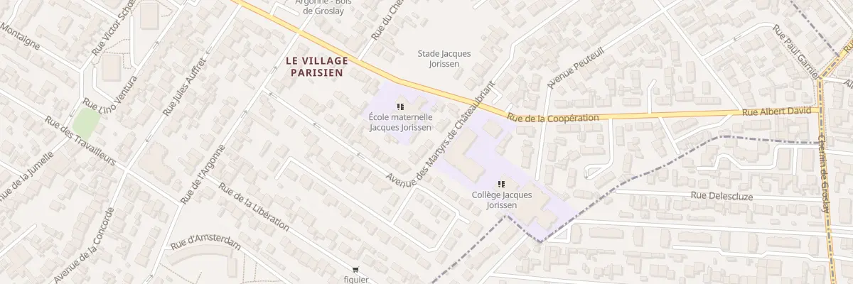 Plan du 47 Av des Martyrs Chateaubriant à Drancy
