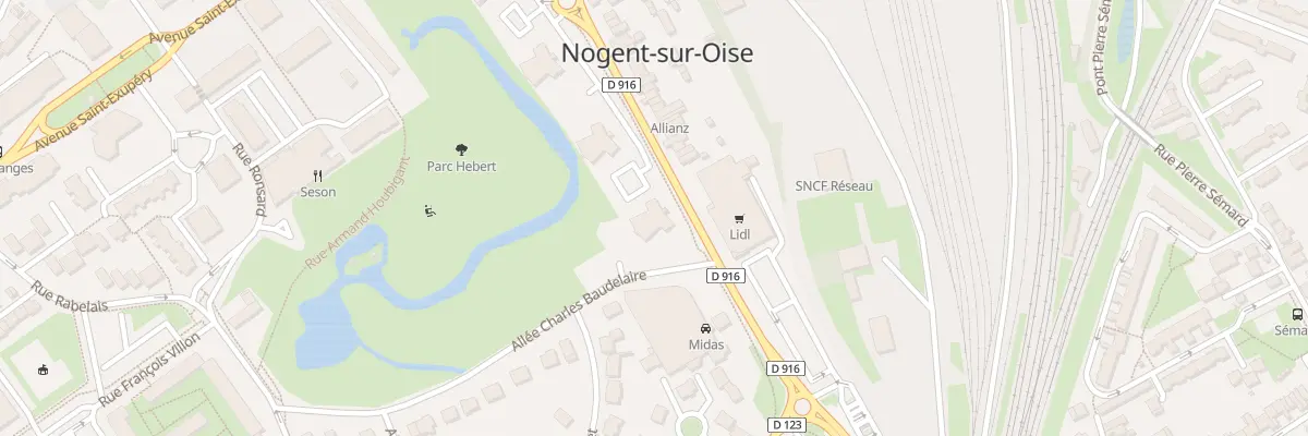 Plan du 10 Rue Gambetta à Nogent-sur-Oise