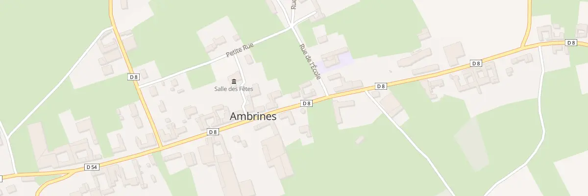Plan du 501 Rue Principale à Ambrines