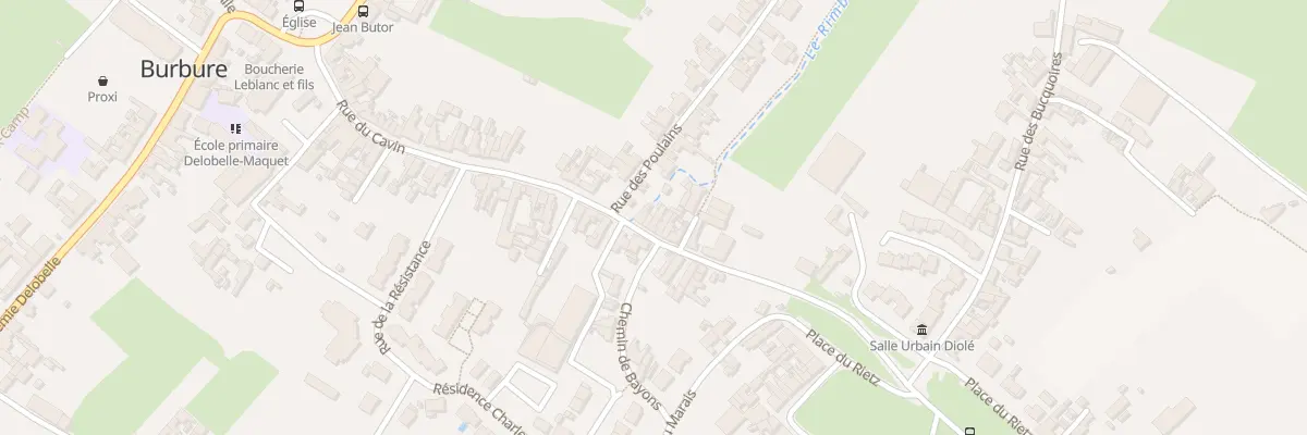 Plan du 45 Rue du Cavin à Burbure