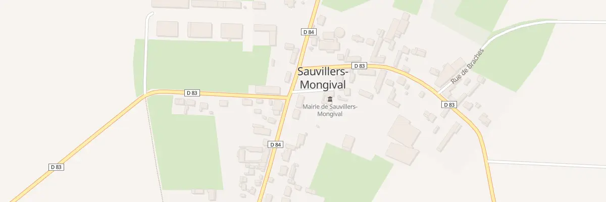 Plan du 1B Rue Raoul Barbier à Sauvillers-Mongival