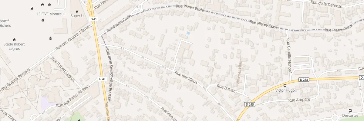 Plan du 40B Rue des Rieux à Fontenay-sous-Bois