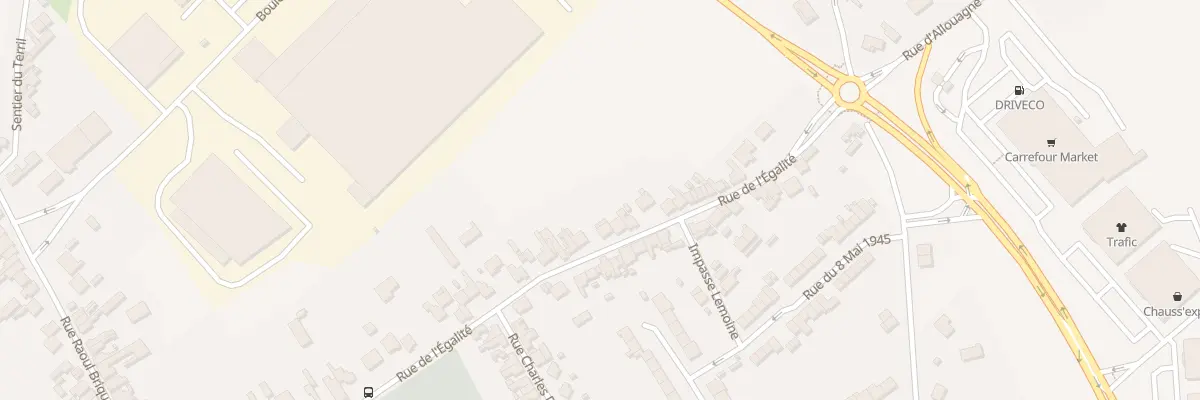 Plan du 77 Rue de l’Egalité à Auchel