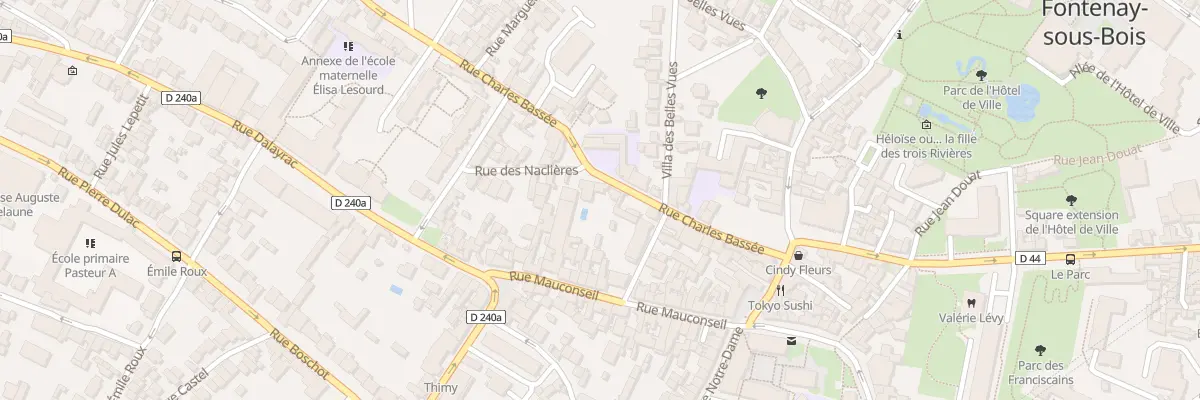 Plan du 19 Rue Charles Bassée à Fontenay-sous-Bois