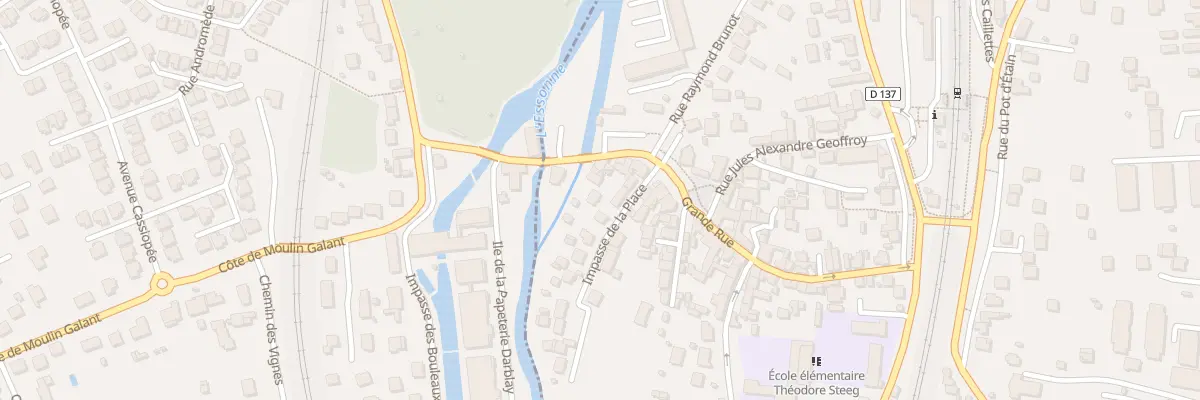 Plan du 8 Imp de la Place à Corbeil-Essonnes