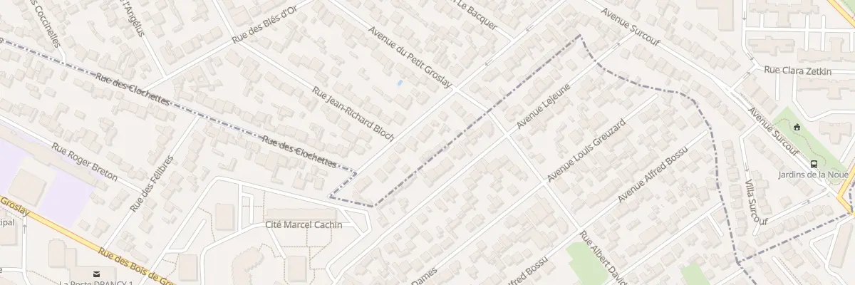Plan du 35 Rue des Mascottes au Blanc-Mesnil