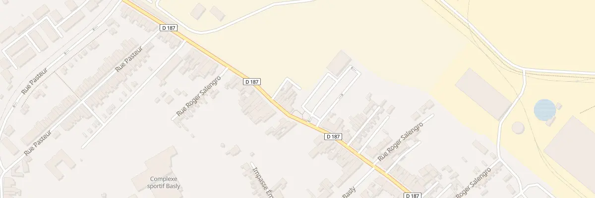 Plan du 7 Rue Roger Salengro à Isbergues