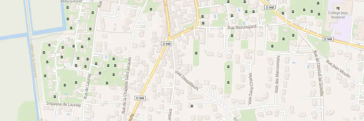 Plan du 7 Rue Lantara à Milly-la-Forêt