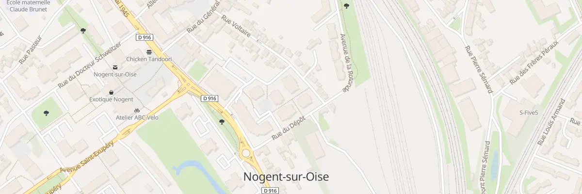 Plan du 20 Rue du Depôt à Nogent-sur-Oise
