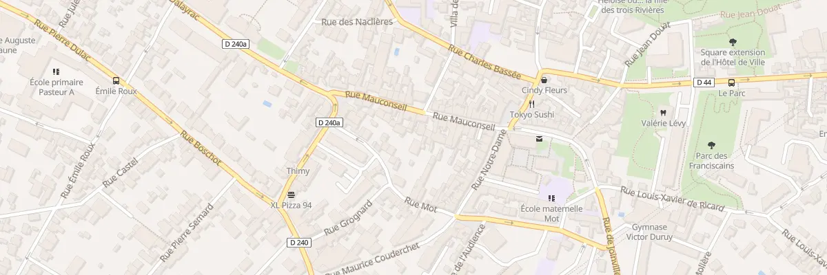Plan du 17 Rue Mauconseil à Fontenay-sous-Bois