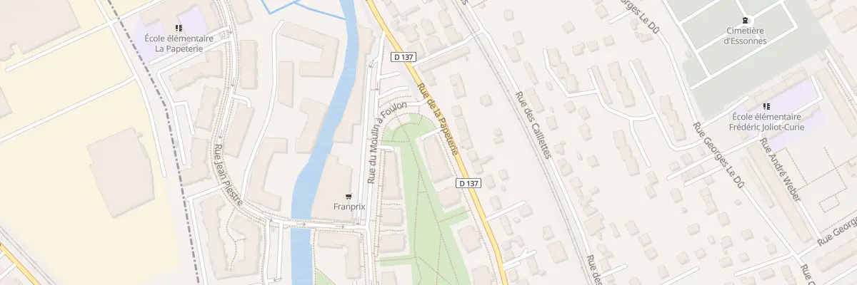 Plan du 96 Rue de la Papeterie à Corbeil-Essonnes
