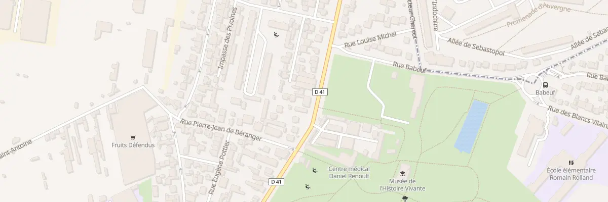 Plan du 90 Bd Théophile Sueur à Montreuil