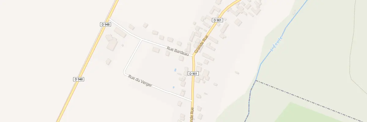 Plan du 1 Rue Bardeau à Dannemois