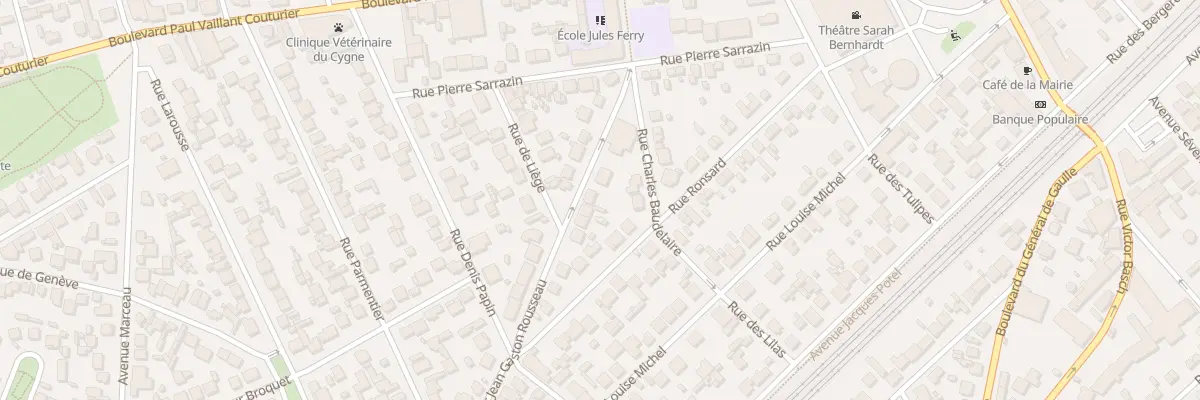 Plan du 54 Rue Jean Gaston Rousseau à Goussainville