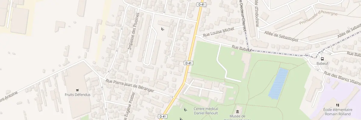 Plan du 84 Bd Théophile Sueur à Montreuil