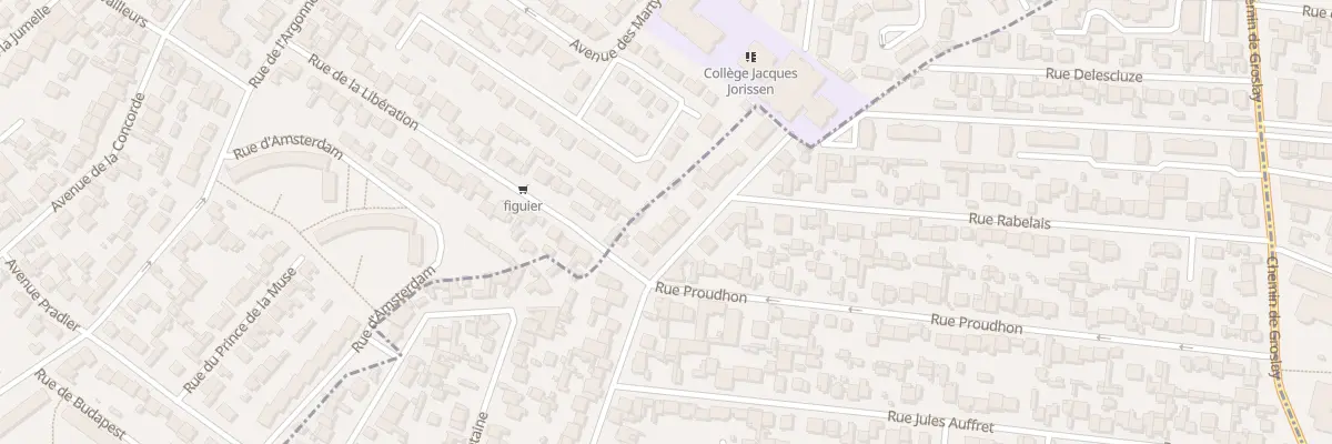 Plan du 97 Rue Robespierre à Bobigny