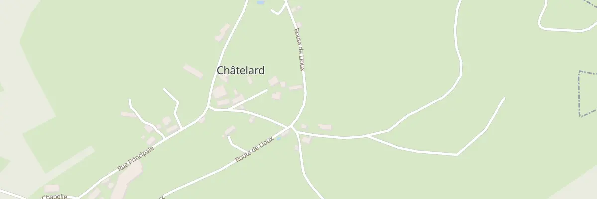 Plan du 2 Rte de Lioux à Châtelard