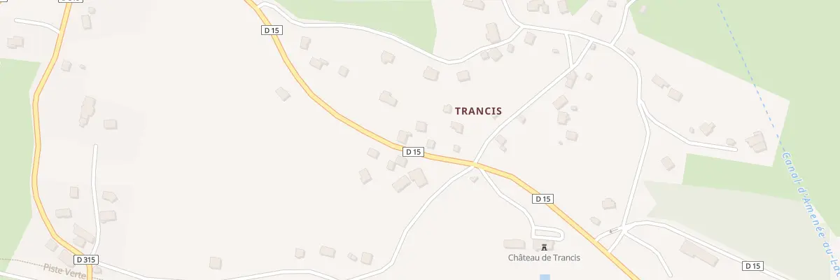Plan du 5060 Trancis Ouest à Ydes