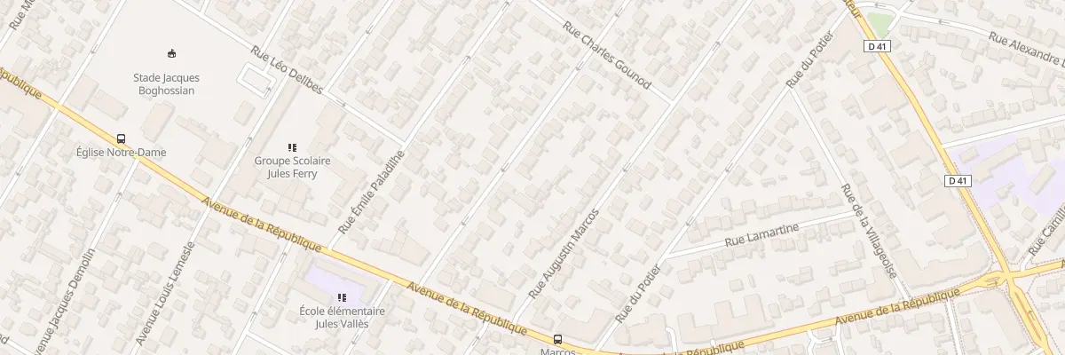 Plan du 26 Rue Richard Wagner au Blanc-Mesnil