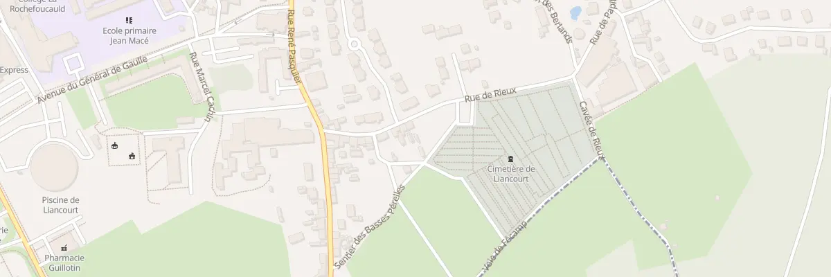 Plan du 12 Rue de Rieux à Liancourt