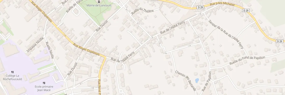 Plan du 14B Rue de l’Abbé Ferry à Liancourt