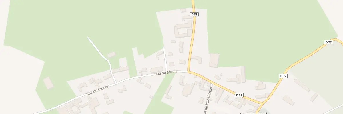 Plan du 2 Imp des Carabiniers à Lignereuil