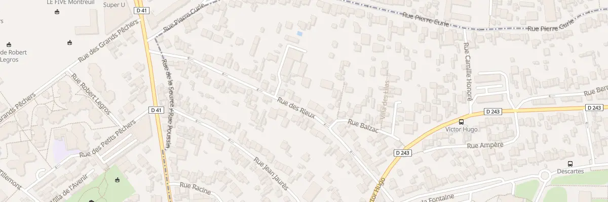 Plan du 34B Rue des Rieux à Fontenay-sous-Bois