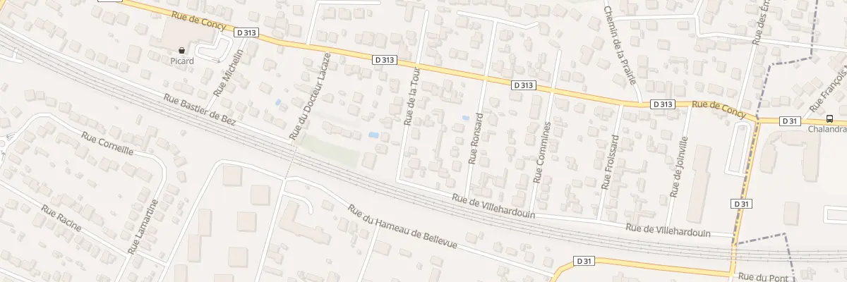 Plan du 9 Rue de la Tour à Montgeron