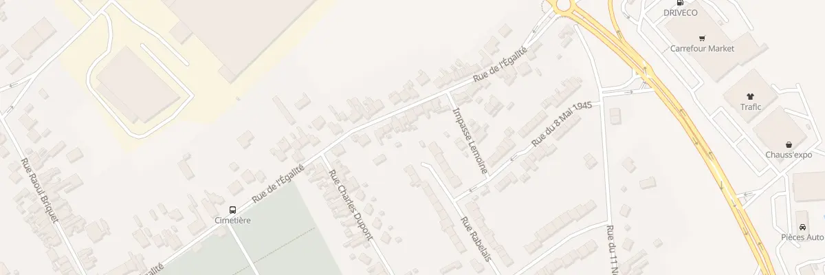 Plan du 44 Rue de l’Egalité à Auchel